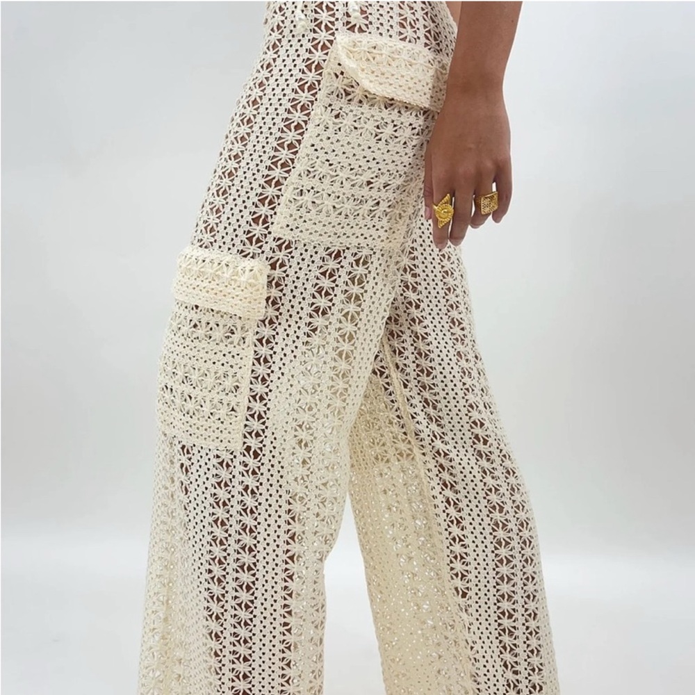 HEART OF SUN - crochet pants